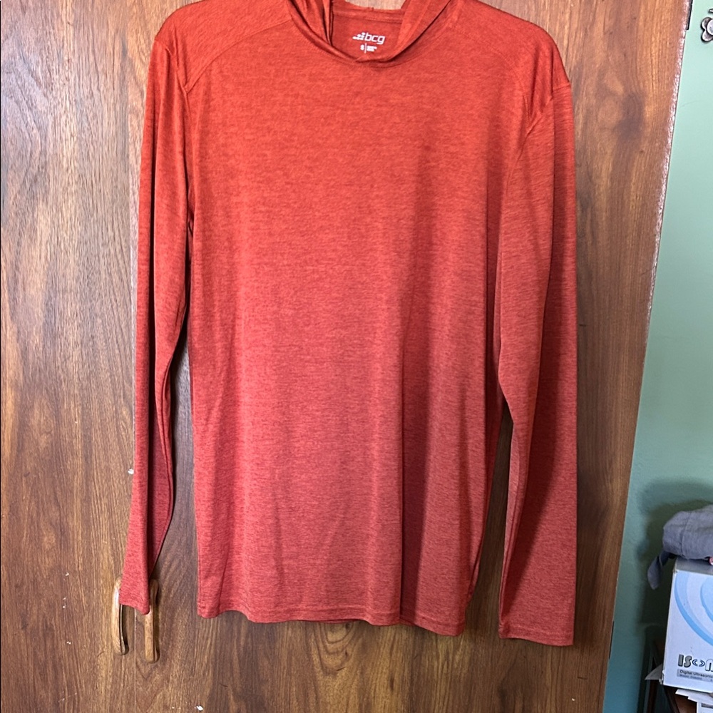 BCG Men's Rust Long Sleeve Shirt